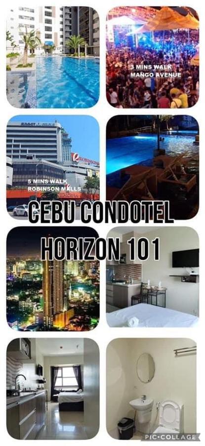 Ferienwohnung Horizon 101 A1 Shortwalk Robinson Mall Mango Square Bars Free Pool Cebu Stadt Exterior foto